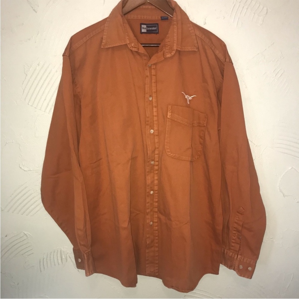 Men’s Blue Generation UT Longhorns Button Down